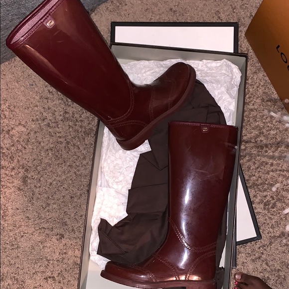 Gucci rain boot (AS IS) - Picture 1 of 3